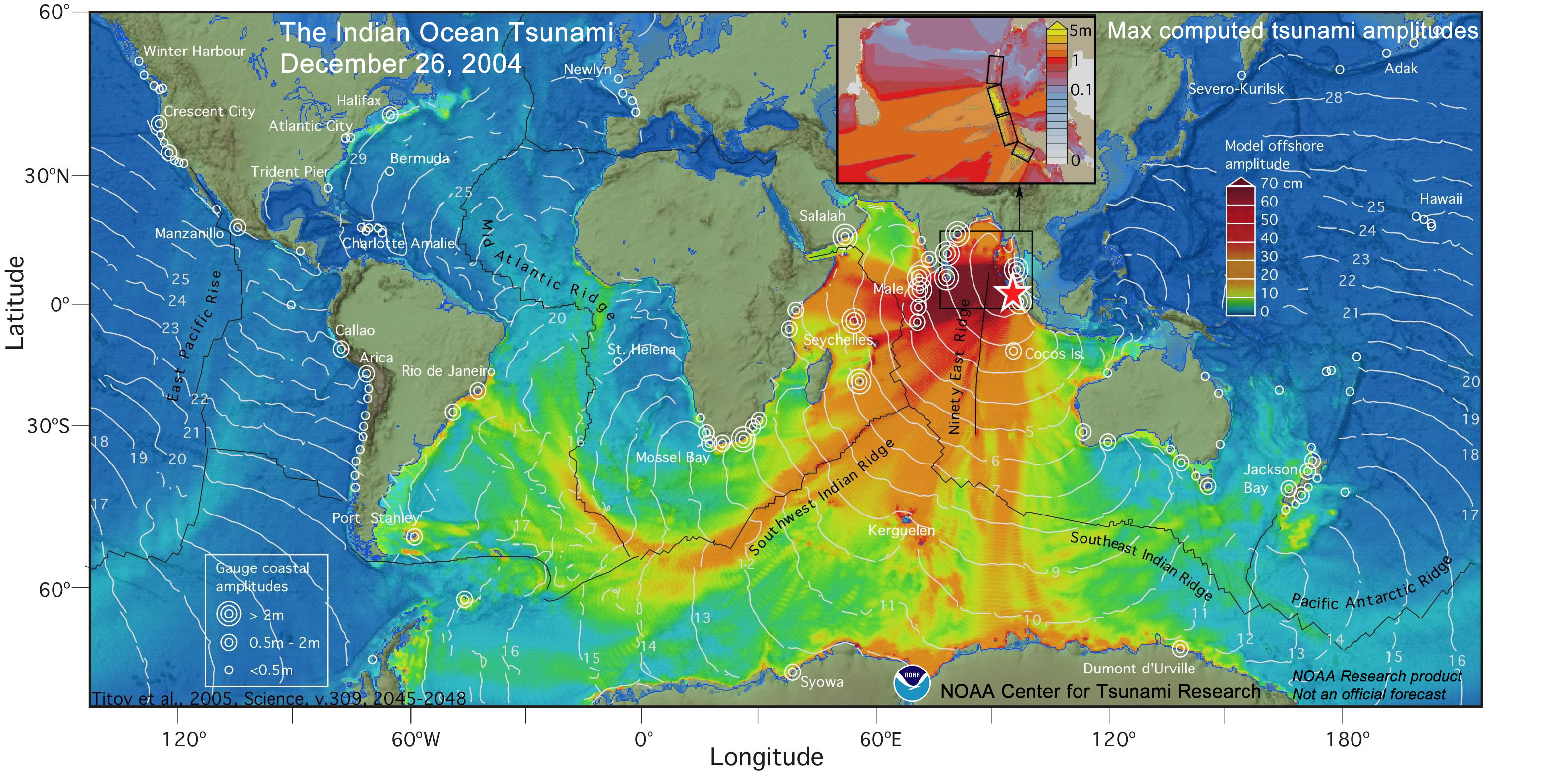 indian ocean tsunami map